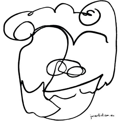 Hello Sunshine (black line) Thumbnail