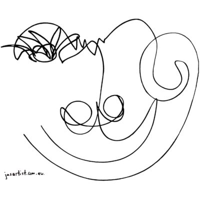 Missing You (black line) Thumbnail